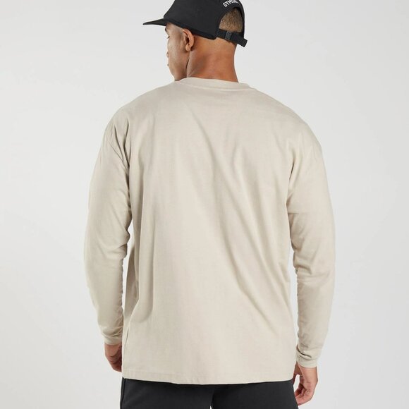 GYMSHARK REST DAY SWEATS LONG SLEEVE T-SHIRT NWT MEDIUM - Picture 6 of 7